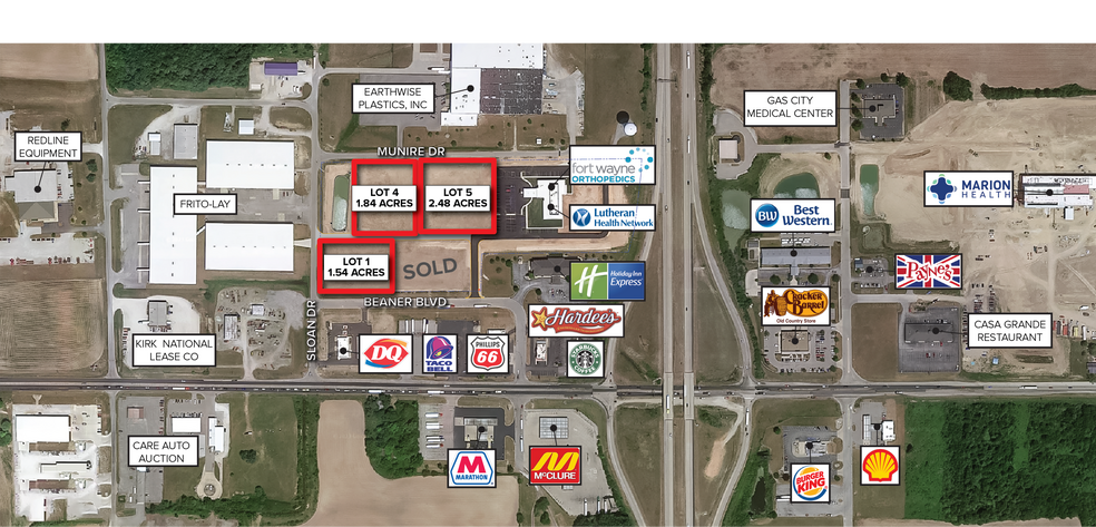 State Rd 22 & I-69, Gas City, IN à vendre - Photo de l’immeuble – Image 2 sur 6