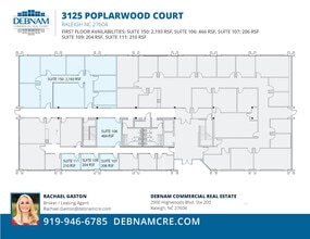 3125 Poplarwood Ct, Raleigh, NC à louer Plan d’étage– Image 1 sur 1