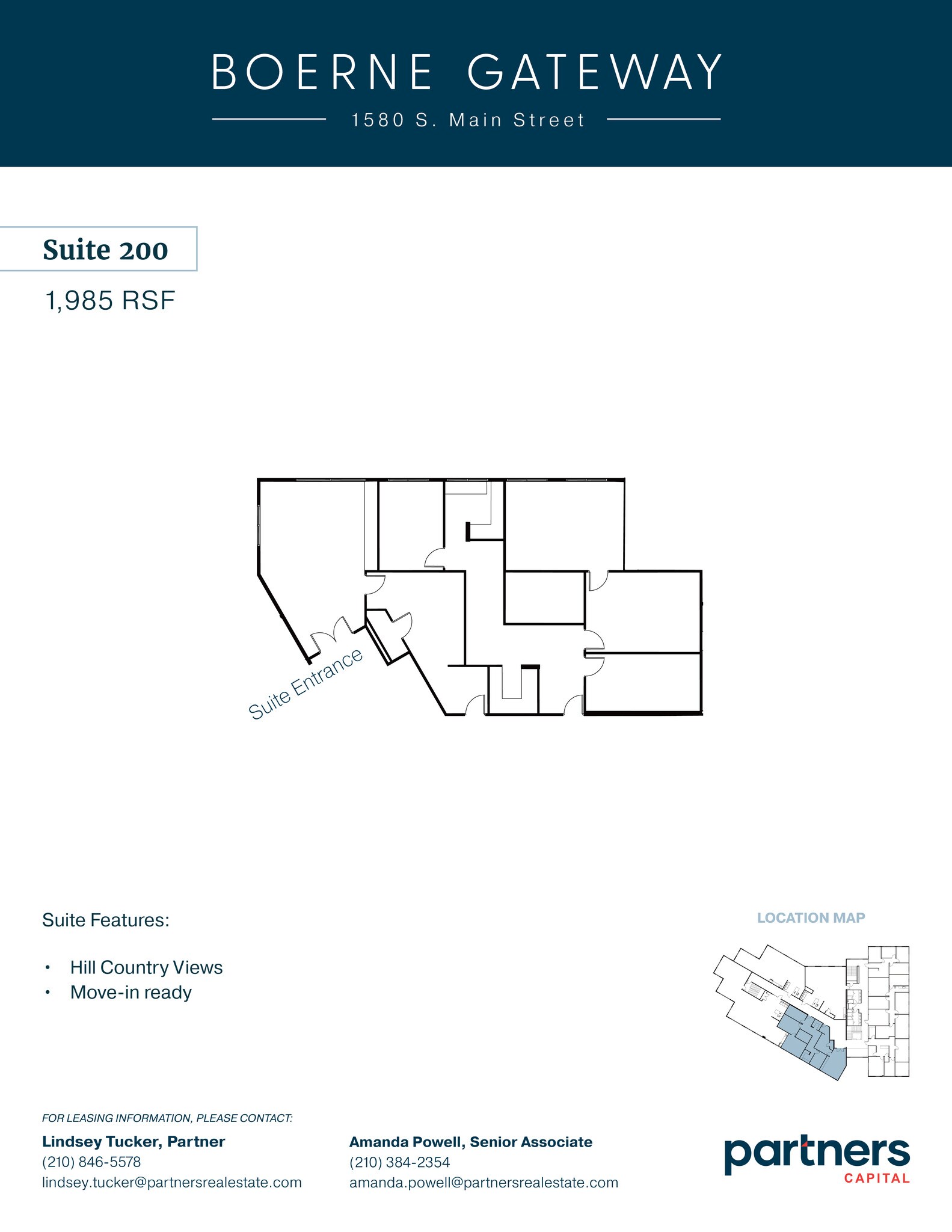 1580 S Main St, Boerne, TX à vendre Plan d’étage– Image 1 sur 1