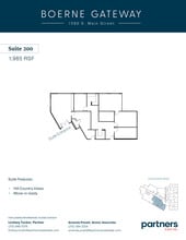 1580 S Main St, Boerne, TX à vendre Plan d’étage– Image 1 sur 1