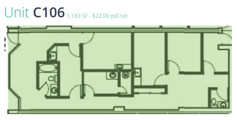 205 E Oxford St, London, ON à louer Plan d’étage– Image 1 sur 1