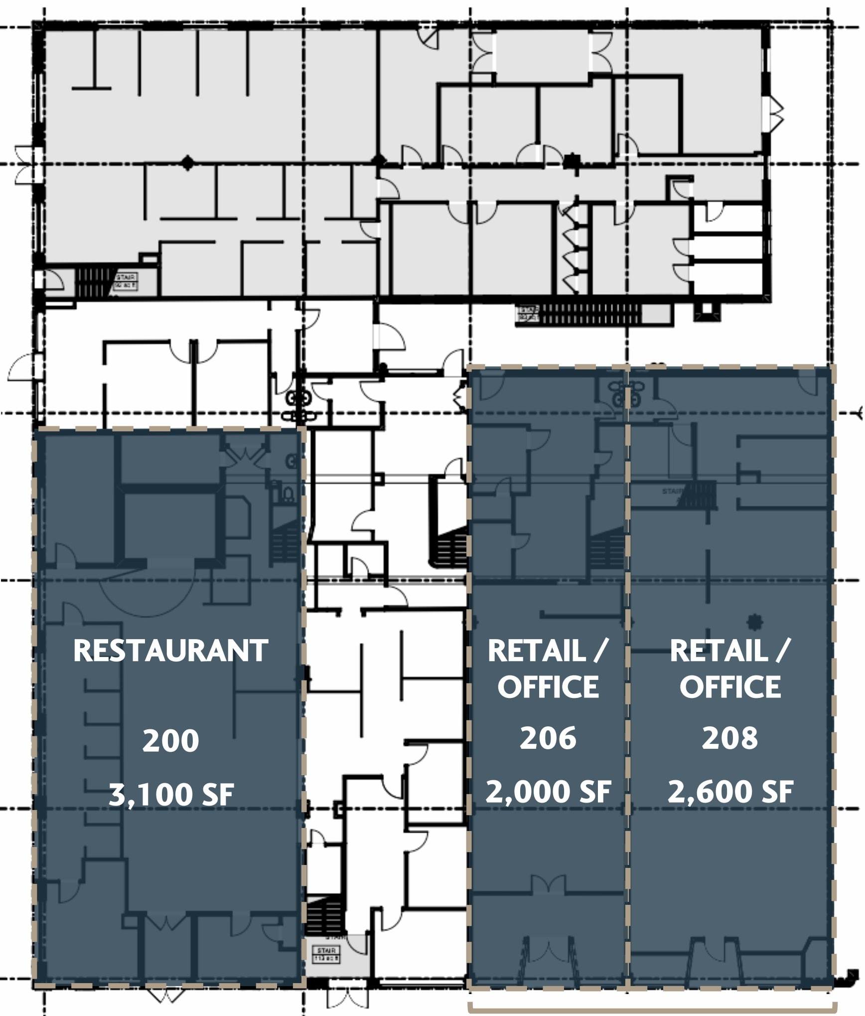 200-208 N Main St, Hopewell, VA à louer Plan d’étage– Image 1 sur 1