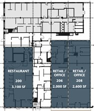 200-208 N Main St, Hopewell, VA à louer Plan d’étage– Image 1 sur 1