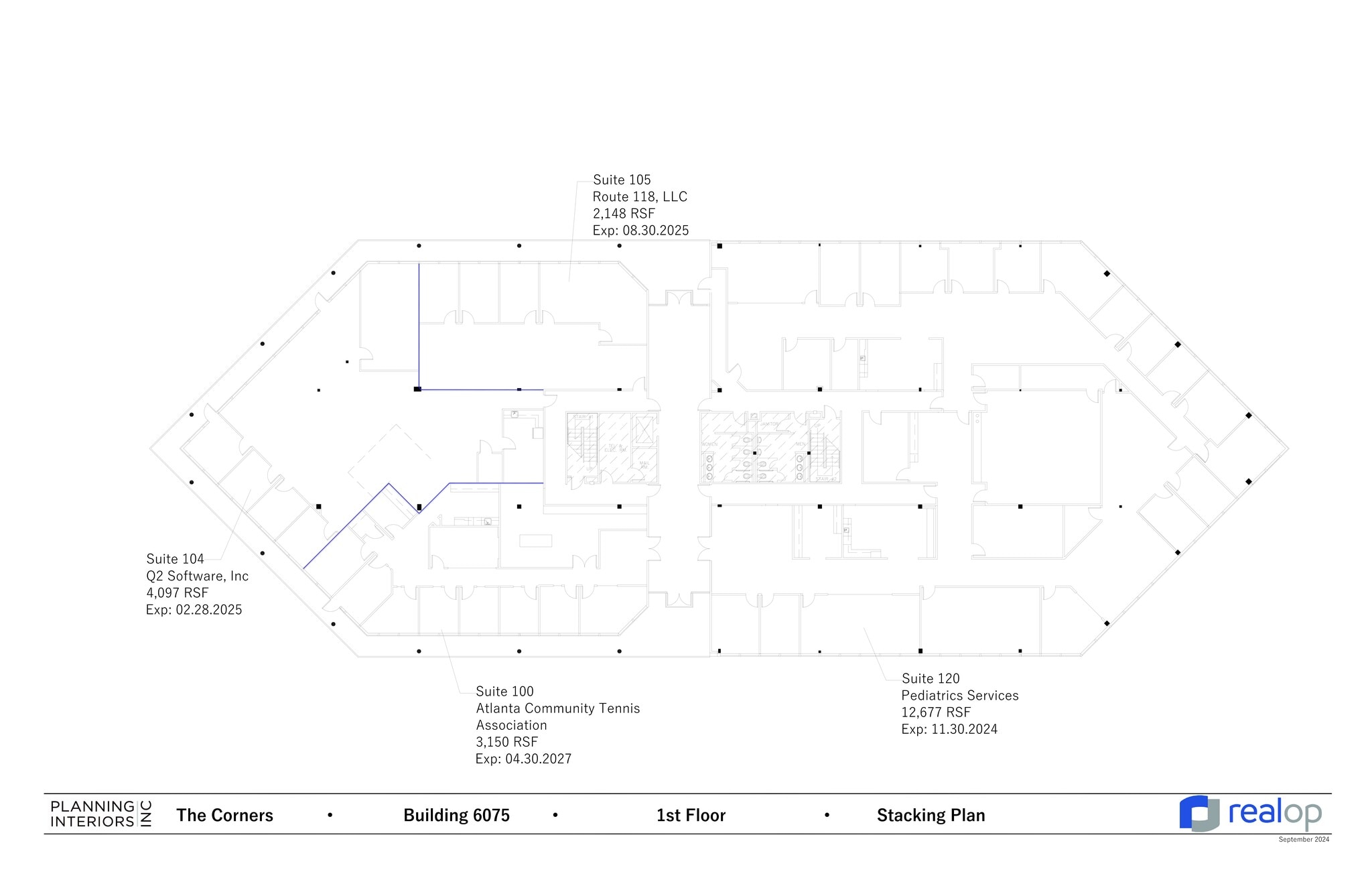 6025 The Corners Pky, Peachtree Corners, GA à louer Plan de site– Image 1 sur 1