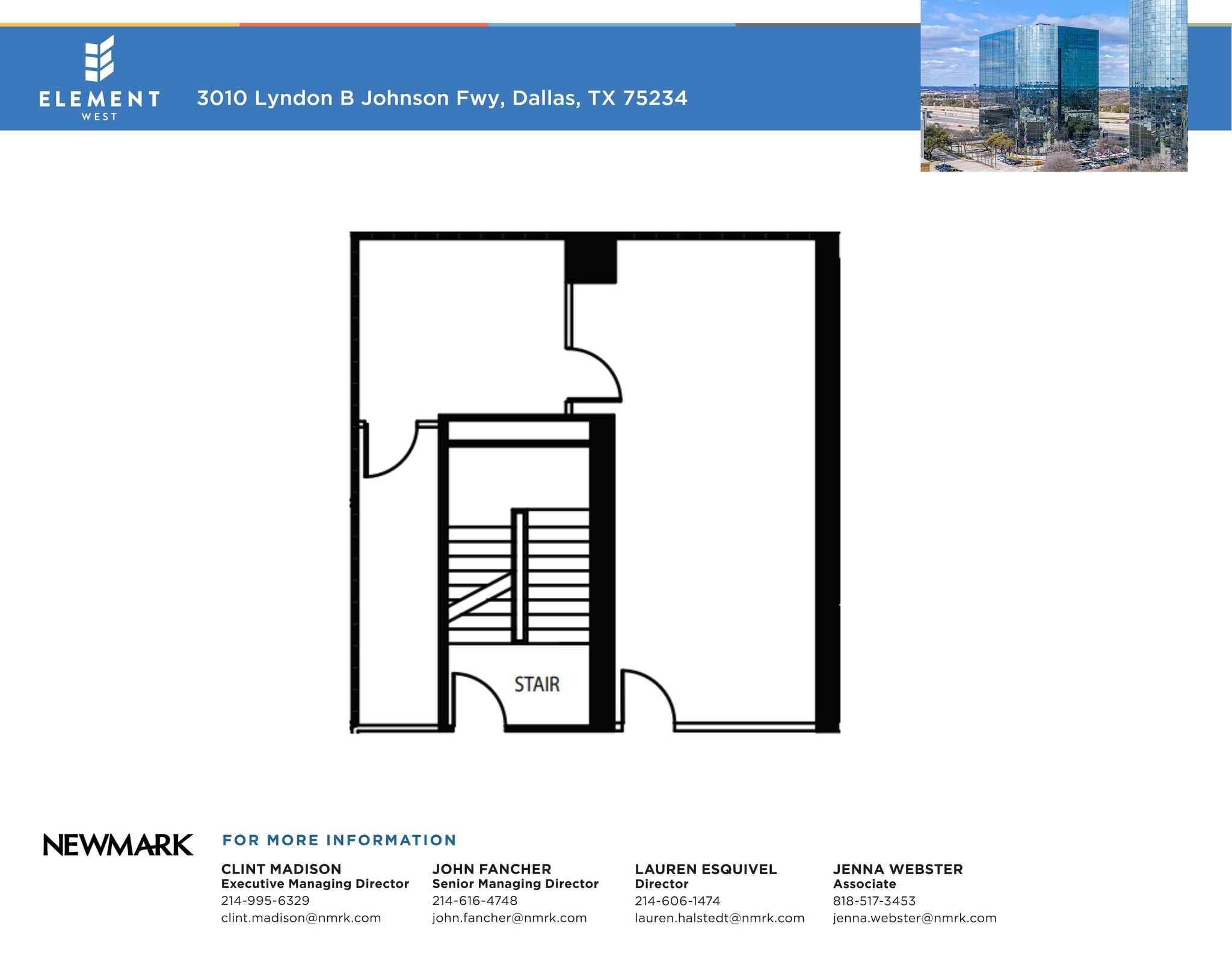 3010 Lyndon B Johnson Fwy, Dallas, TX à louer Plan de site– Image 1 sur 2