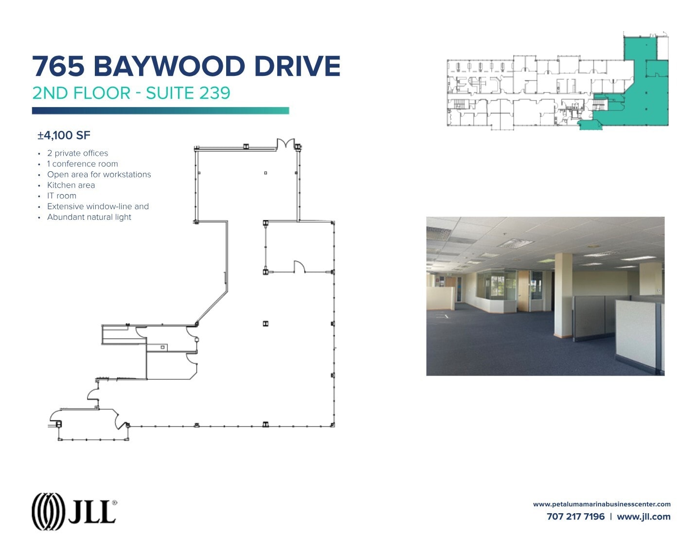 755-775 Baywood Dr, Petaluma, CA à louer Plan d’étage– Image 1 sur 1