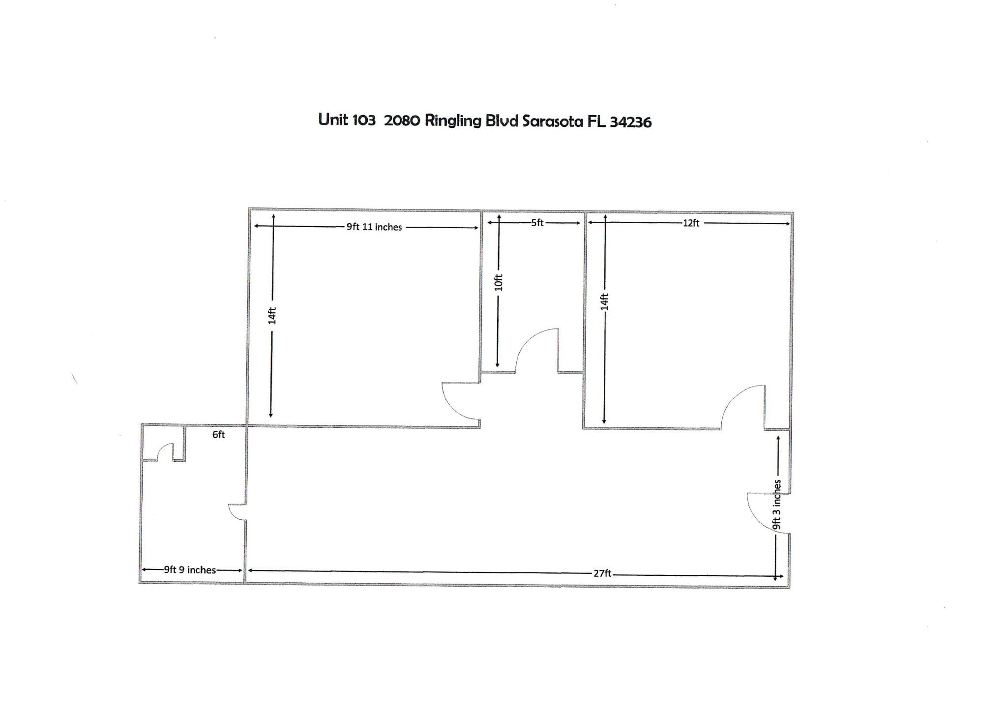 2080 Ringling Blvd, Sarasota, FL à vendre Photo intérieure– Image 1 sur 1