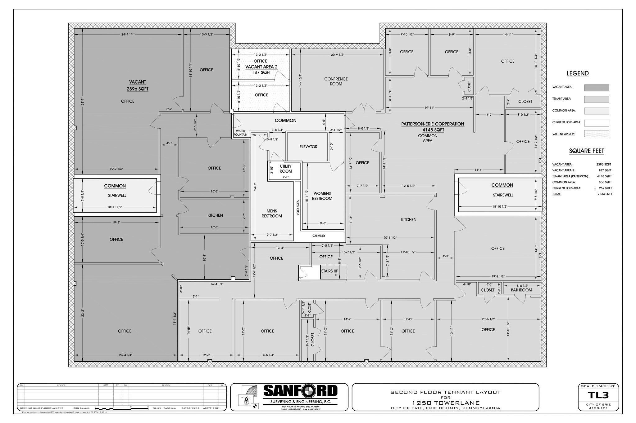 1250 Tower Ln, Erie, PA à louer Plan de site– Image 1 sur 14