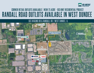 Plus de détails pour 16N135 Randall Rd, Dundee, IL - Terrain à louer