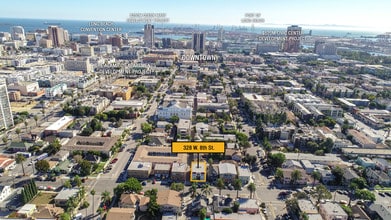 328 W 8th St, Long Beach, CA - Vue aérienne  vue de carte - Image1