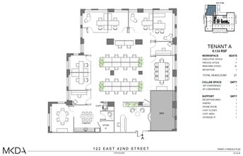 122 E 42nd St, New York, NY à louer Plan d’étage– Image 2 sur 7