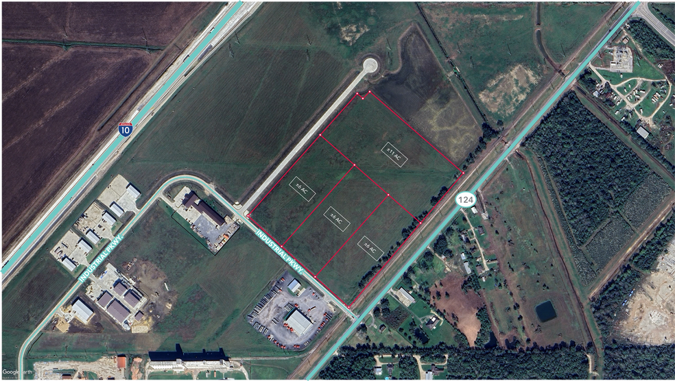 8145 Industrial Parkway, Beaumont, TX à vendre - Aérien – Image 1 sur 3