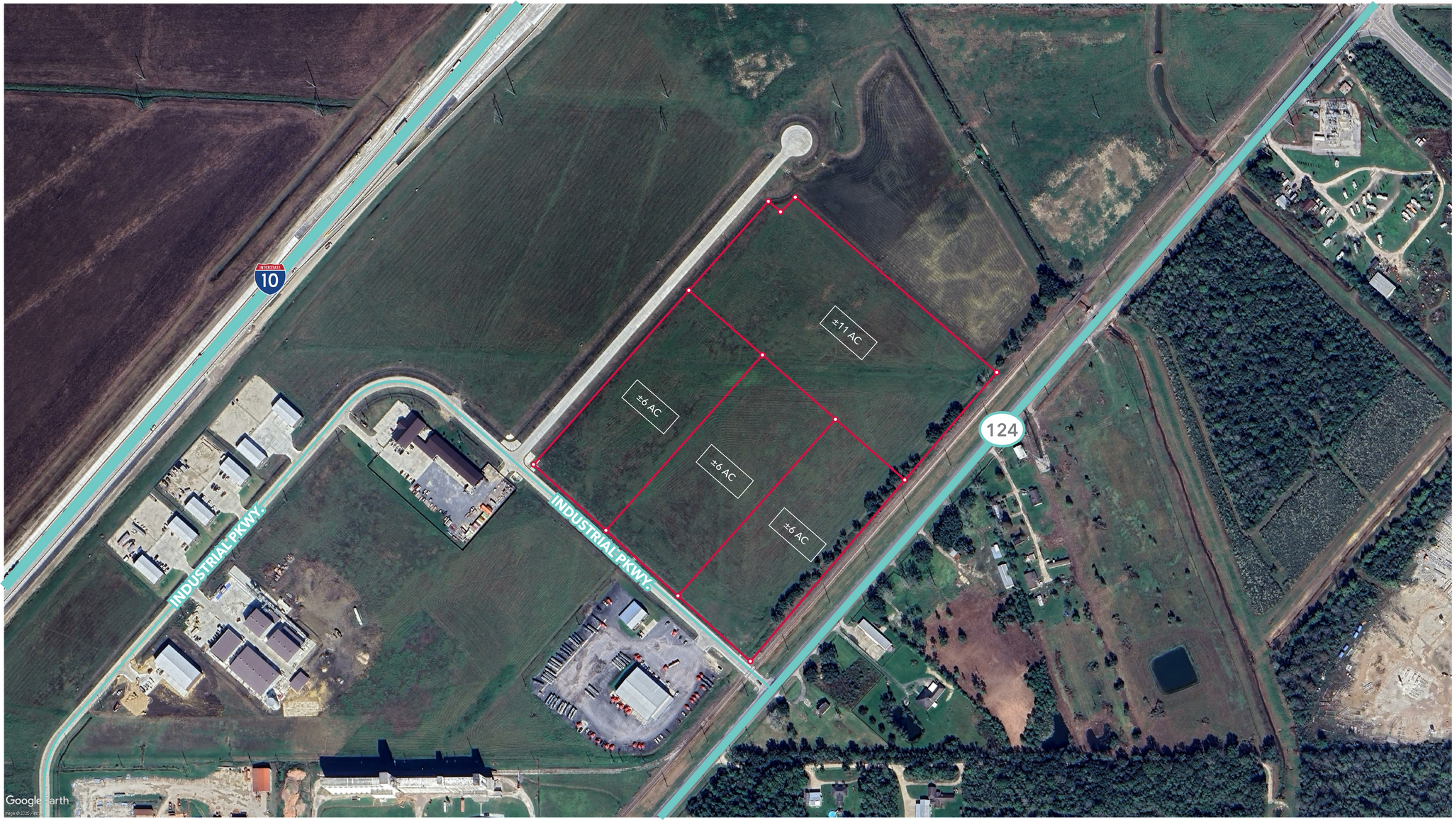 8145 Industrial Parkway, Beaumont, TX à vendre Aérien– Image 1 sur 4