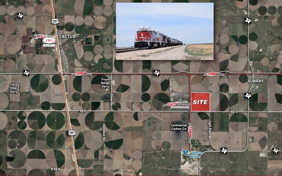 SWC Of Light Plant Rd & Rd D, Dumas, TX à louer - Plan cadastral – Image 2 sur 5