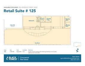 4526 Research Forest Dr, The Woodlands, TX à louer Plan d’étage– Image 1 sur 1