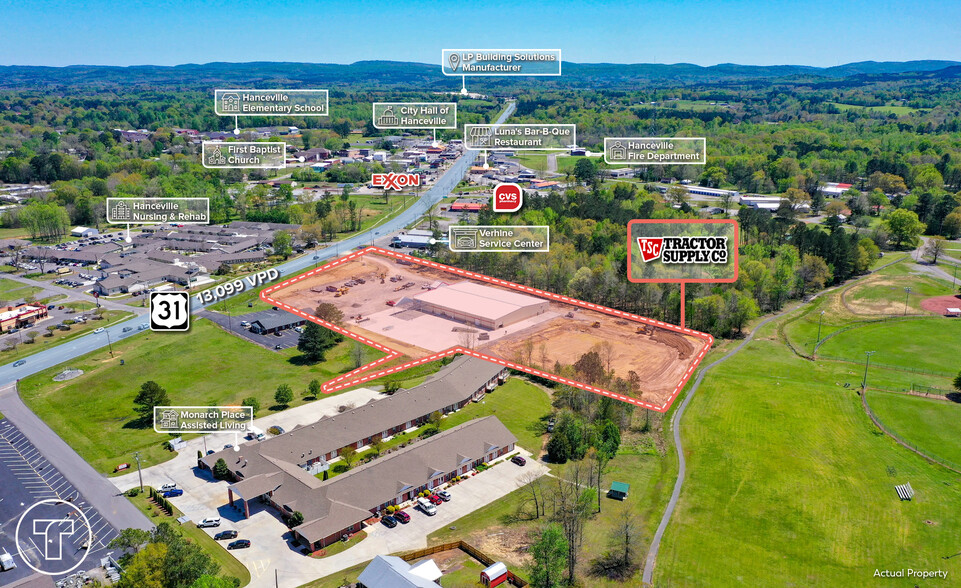 405 Main St NW, Hanceville, AL à vendre - Photo de l’immeuble – Image 2 sur 5