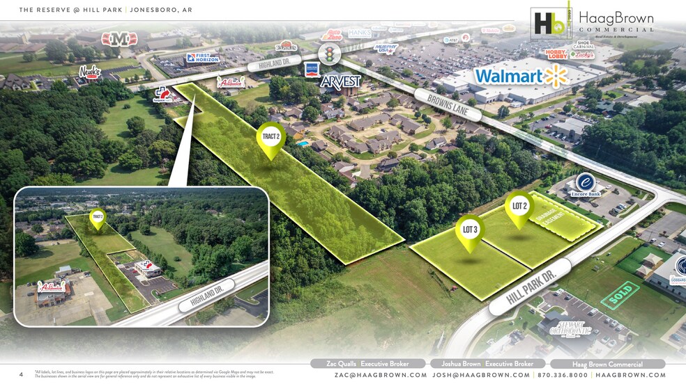 2301 Browns Ln, Jonesboro, AR à vendre - Aérien – Image 3 sur 11