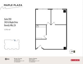 345 N Maple Dr, Beverly Hills, CA à louer Plan d’étage– Image 1 sur 1