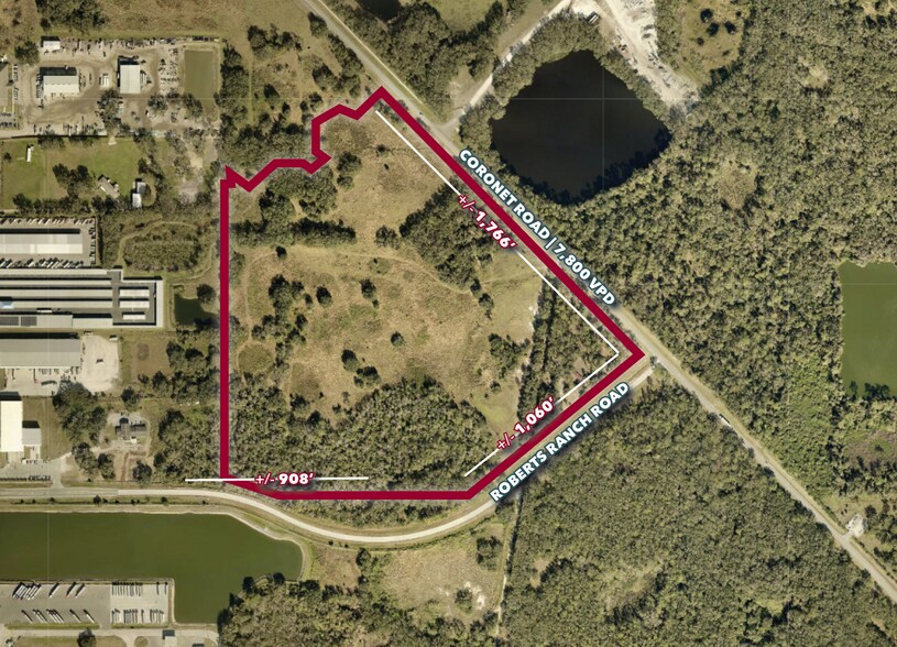 1480 Coronet Rd, Plant City, FL à vendre - Plan cadastral – Image 3 sur 22