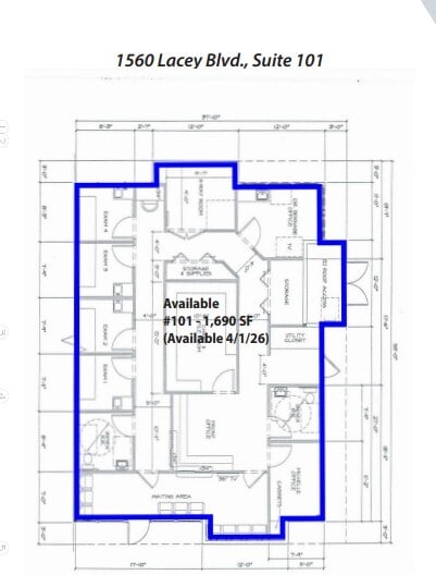 450 Kings County Dr, Hanford, CA à louer Plan d’étage– Image 1 sur 1