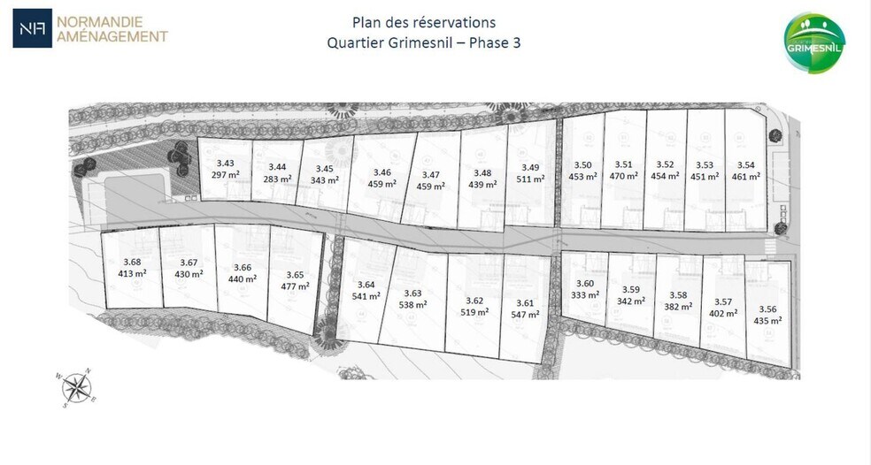 Terrain dans Cherbourg-en-Cotentin à vendre - Plan de site – Image 2 sur 7