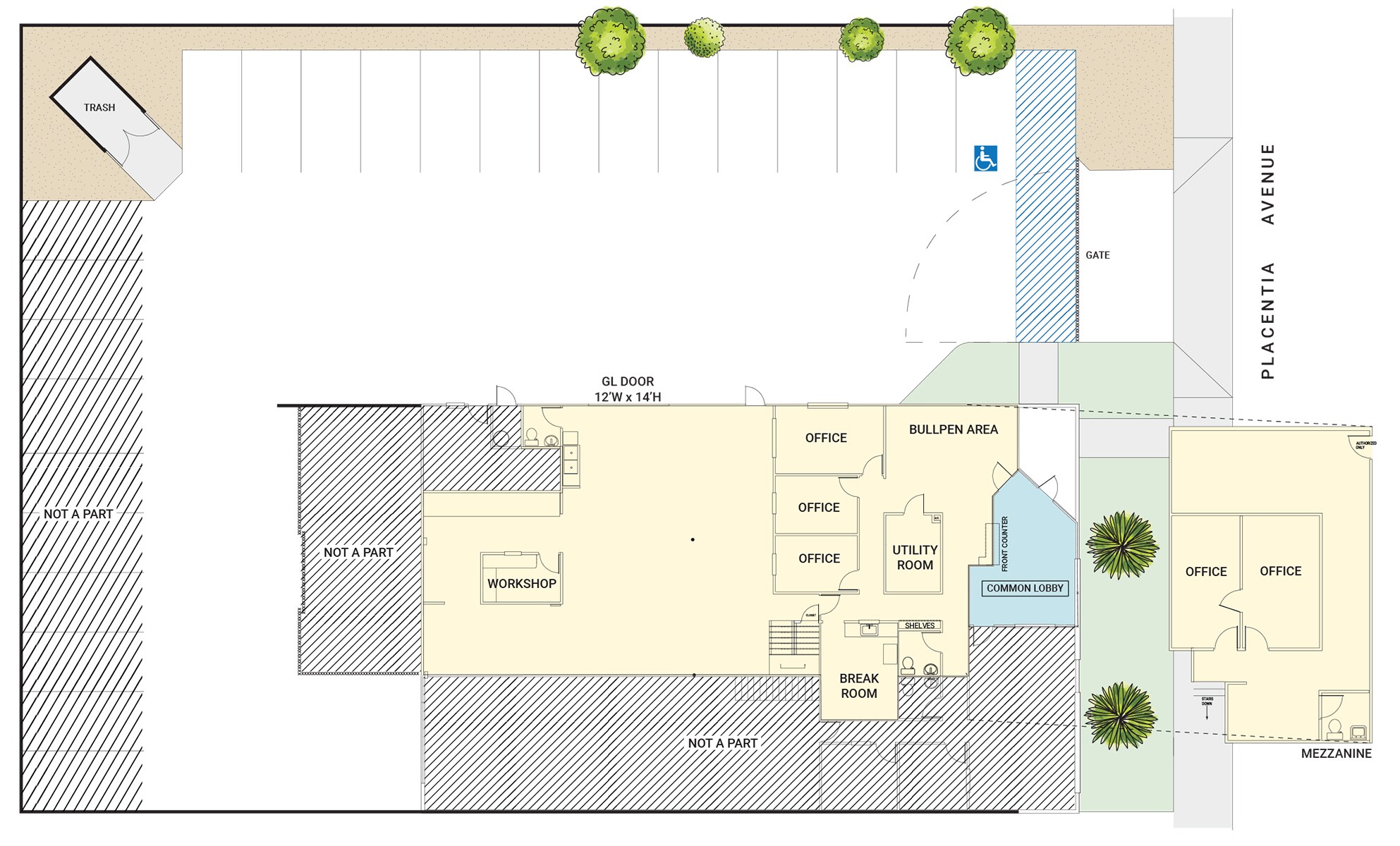 2131 Placentia Ave, Costa Mesa, CA à louer Plan de site– Image 1 sur 1