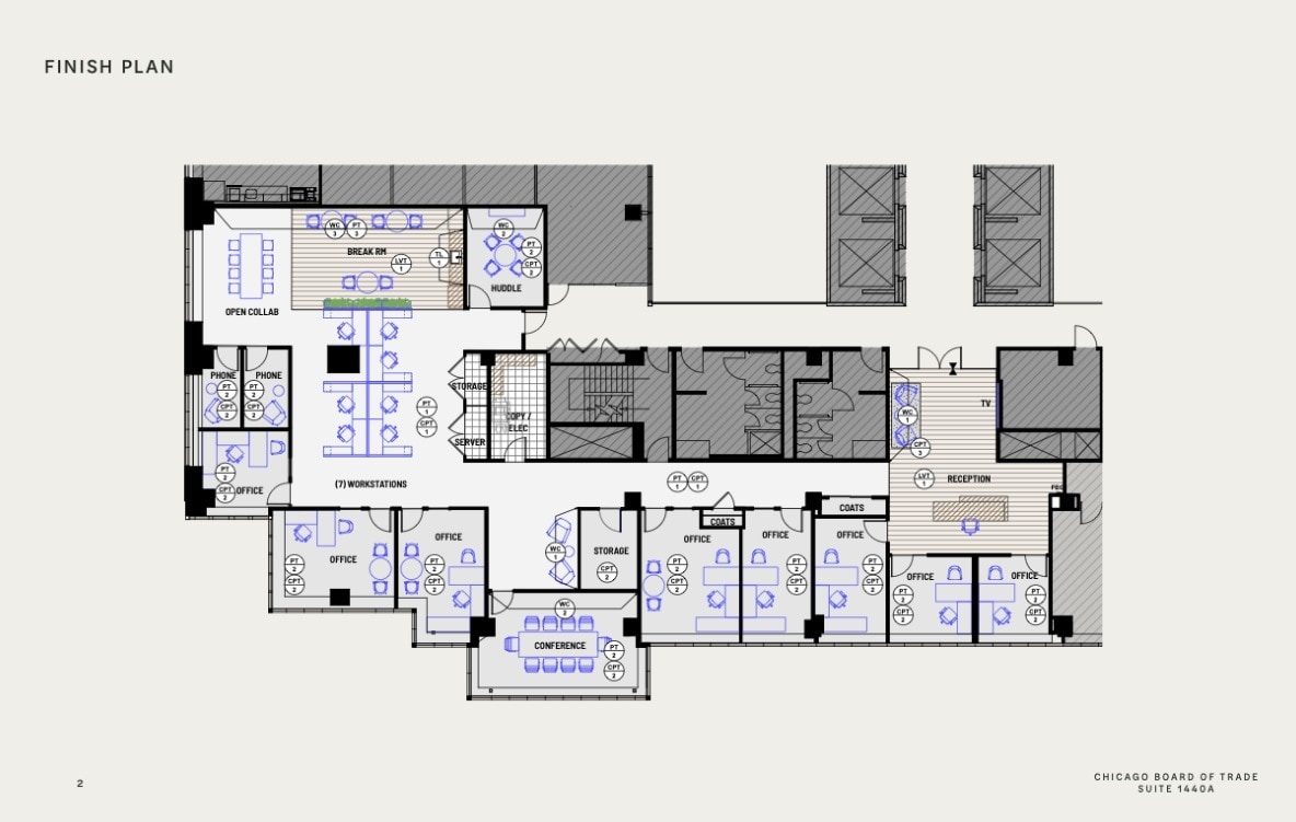 141 W Jackson Blvd, Chicago, IL à louer Plan d’étage– Image 1 sur 1