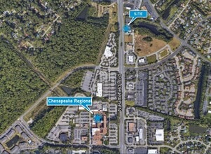 905 N Battlefield Blvd, Chesapeake, VA - Vue aérienne  vue de carte