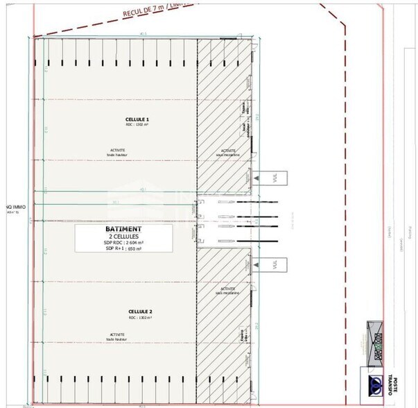 Local d’activités dans Ozoir La Ferriere à louer - Plan de site – Image 3 sur 3