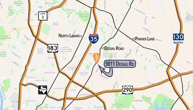 9811 Dessau Rd, Austin, TX à louer Carte– Image 2 sur 3