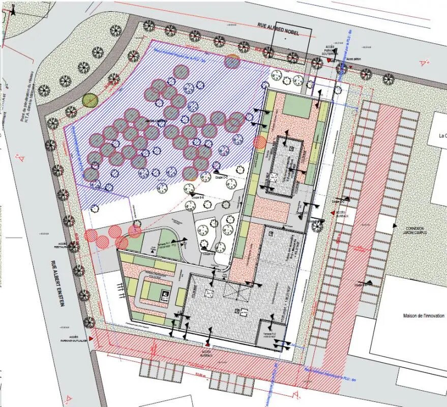 Bureau dans Champs-sur-Marne à louer Plan d’étage– Image 1 sur 2