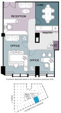 1025 Connecticut Ave NW, Washington, DC à louer Plan d’étage– Image 1 sur 1