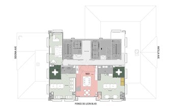 1200 Ponce De Leon Blvd, Coral Gables, FL à louer Plan de site– Image 1 sur 1