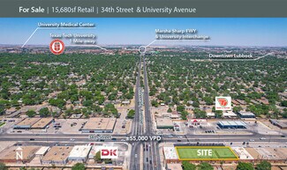 Plus de détails pour 2431-2449 34th St, Lubbock, TX - Local commercial à vendre