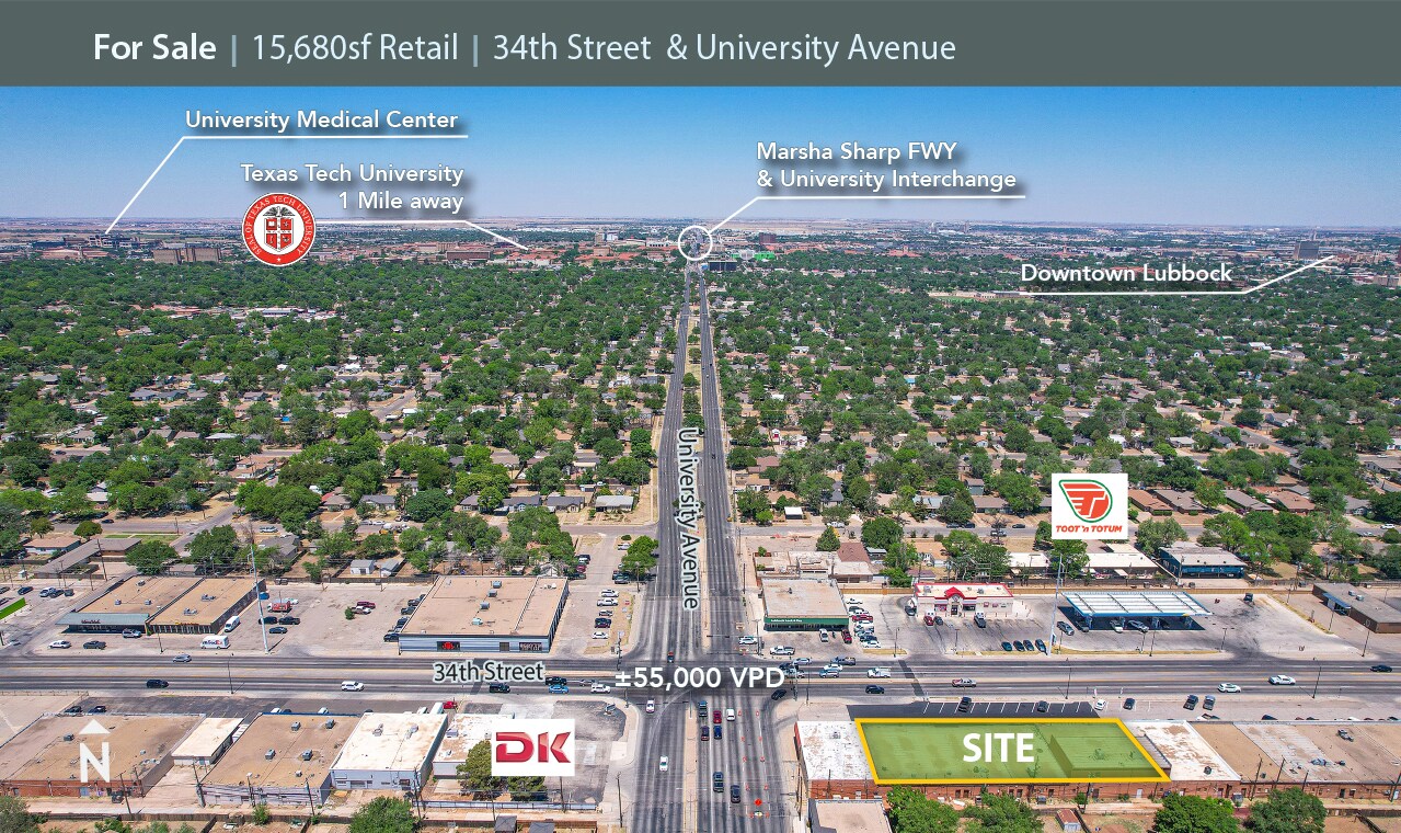 2431-2449 34th St, Lubbock, TX à vendre Photo principale– Image 1 sur 4