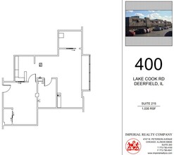 400 Lake Cook Rd, Deerfield, IL à louer Plan d’étage– Image 1 sur 4
