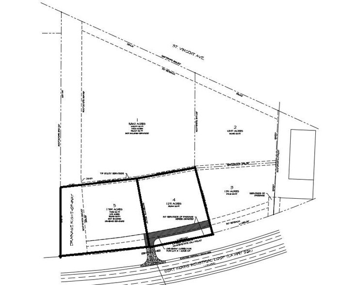 400 Block East Bert Kouns Industrial Loop, Shreveport, LA à vendre - Plan cadastral – Image 2 sur 3