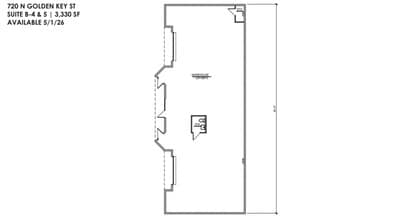 700 N Golden Key St, Gilbert, AZ à louer Plan d’étage– Image 1 sur 1