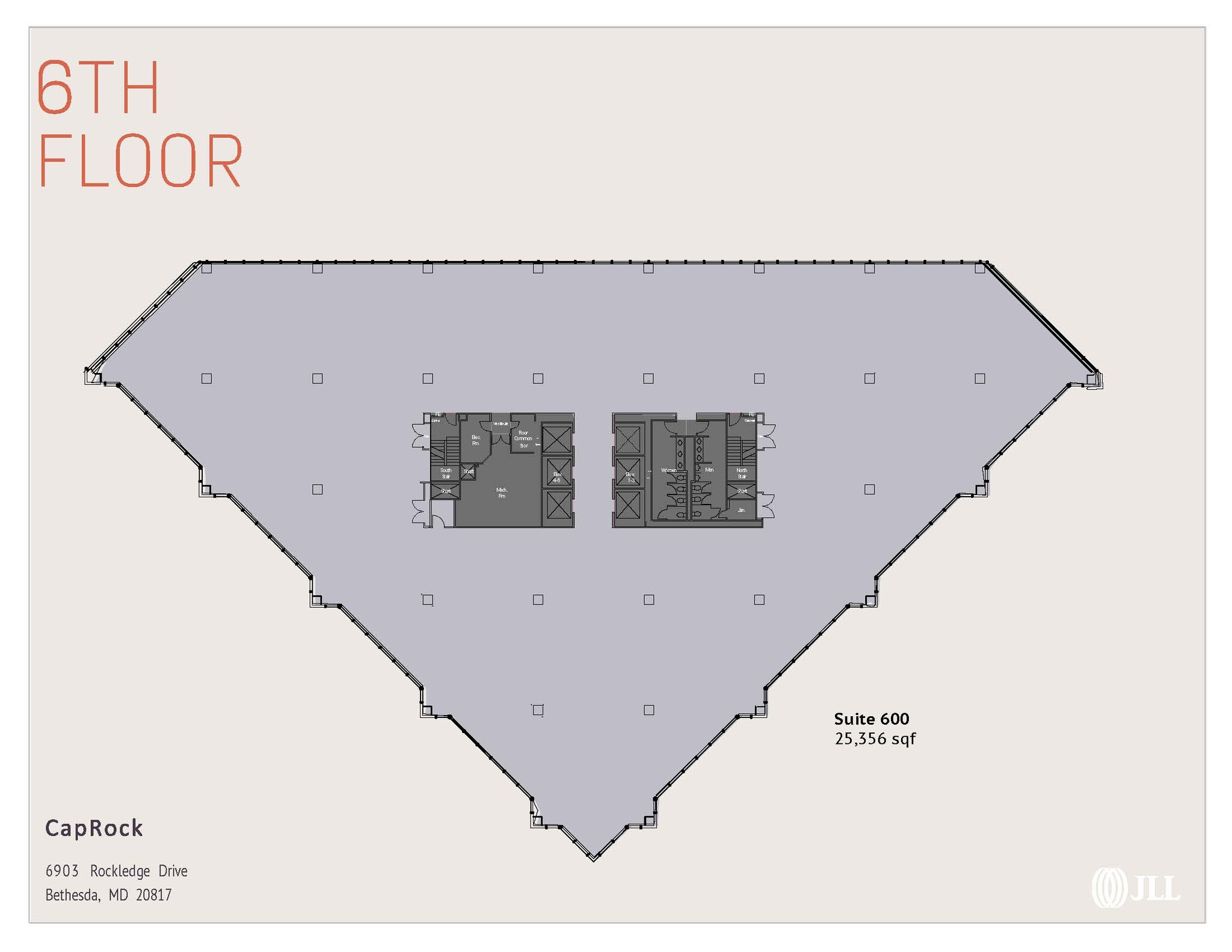 6903 Rockledge Dr, Bethesda, MD à louer Plan d’étage– Image 1 sur 1