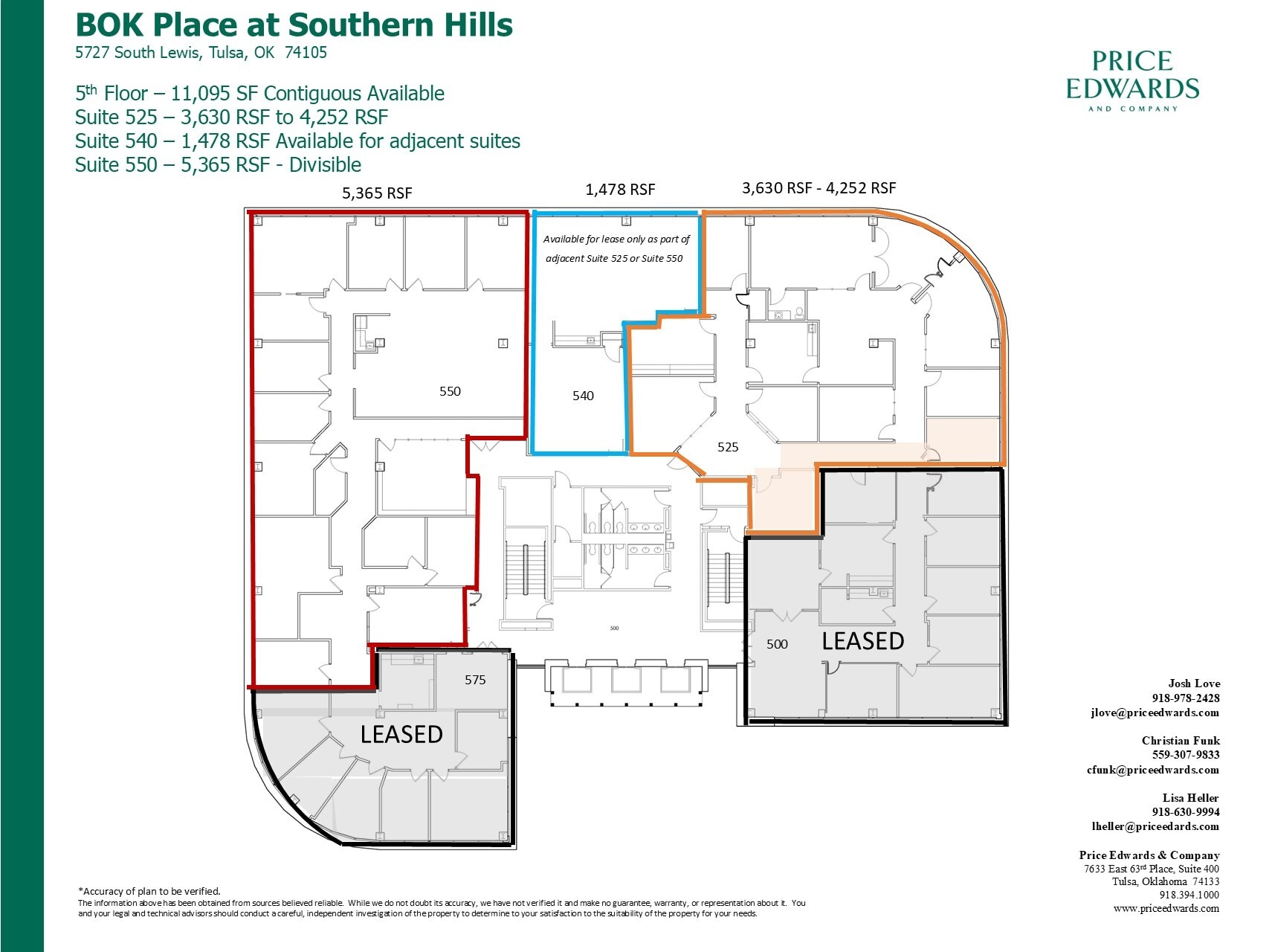 5727 S Lewis Ave, Tulsa, OK à louer Plan d’étage– Image 1 sur 1