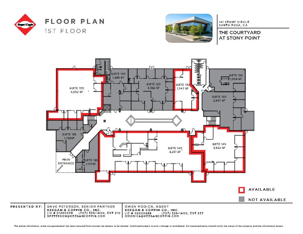 141 Stony Cir, Santa Rosa, CA à louer Plan d’étage– Image 1 sur 1