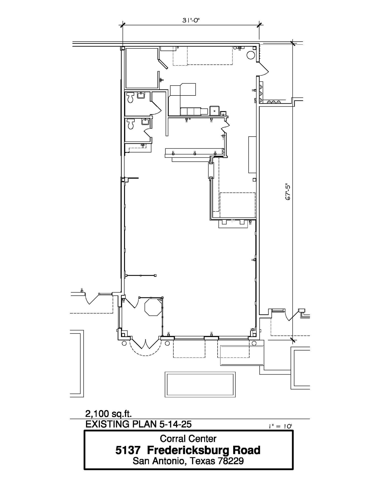 5115-5145 Fredericksburg Rd, San Antonio, TX à louer Plan d’étage– Image 1 sur 1