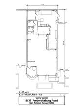 5115-5145 Fredericksburg Rd, San Antonio, TX à louer Plan d’étage– Image 1 sur 1