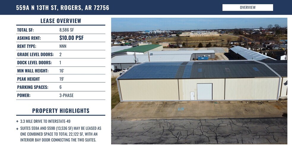 559 N 13th St, Rogers, AR à louer - Photo de l’immeuble – Image 2 sur 3