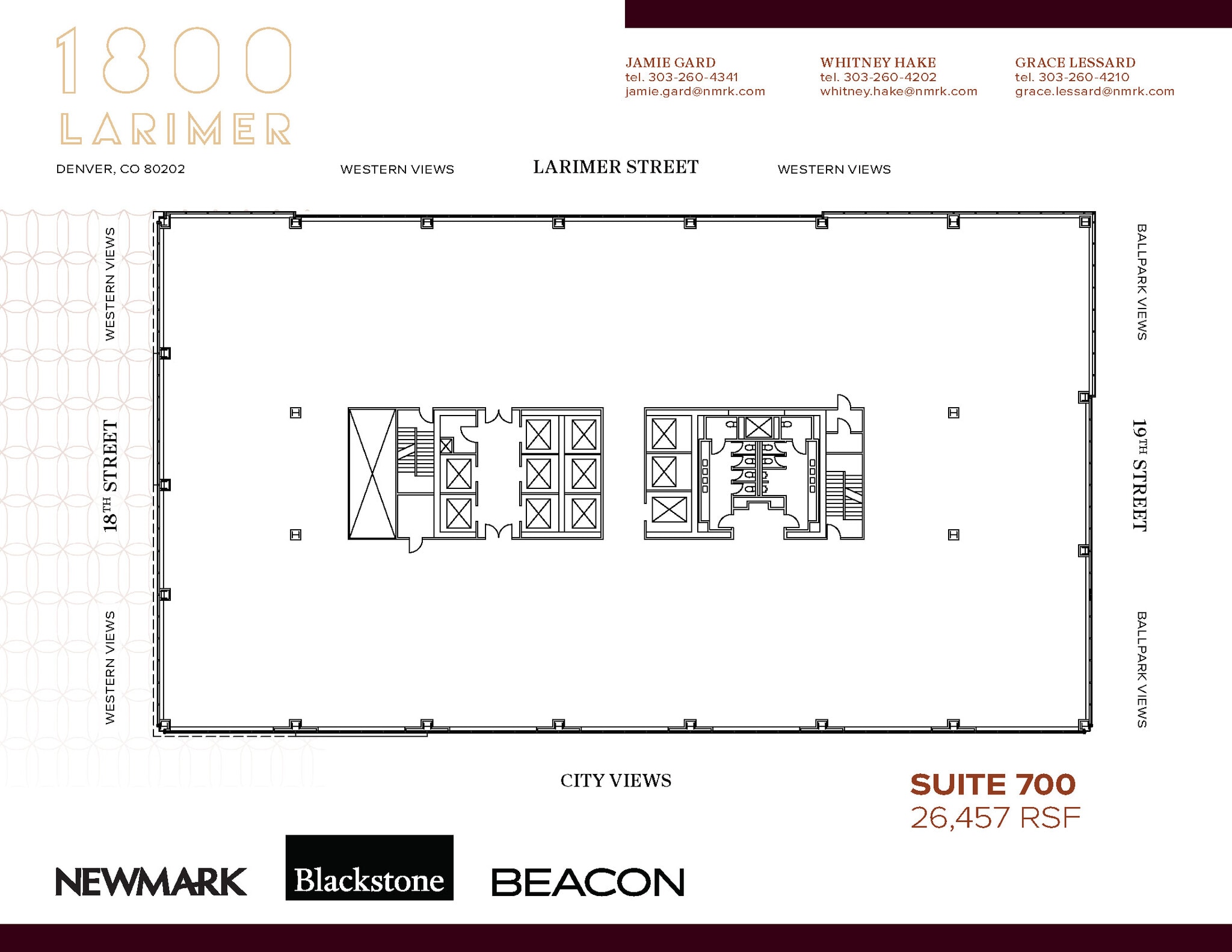 1800 Larimer St, Denver, CO à louer Plan d’étage– Image 1 sur 1