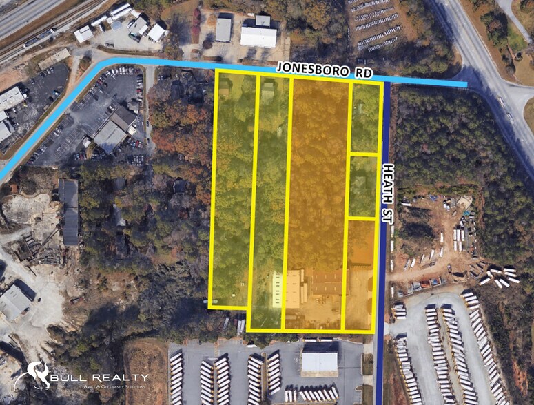 Six Adjoining Sites on Jonesboro & Heath St rd, Fairburn, GA à vendre - Photo de l’immeuble – Image 3 sur 10