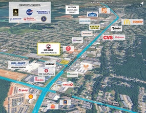 11594 Memorial Pky SW, Huntsville, AL - Vue aérienne  vue de carte - Image1