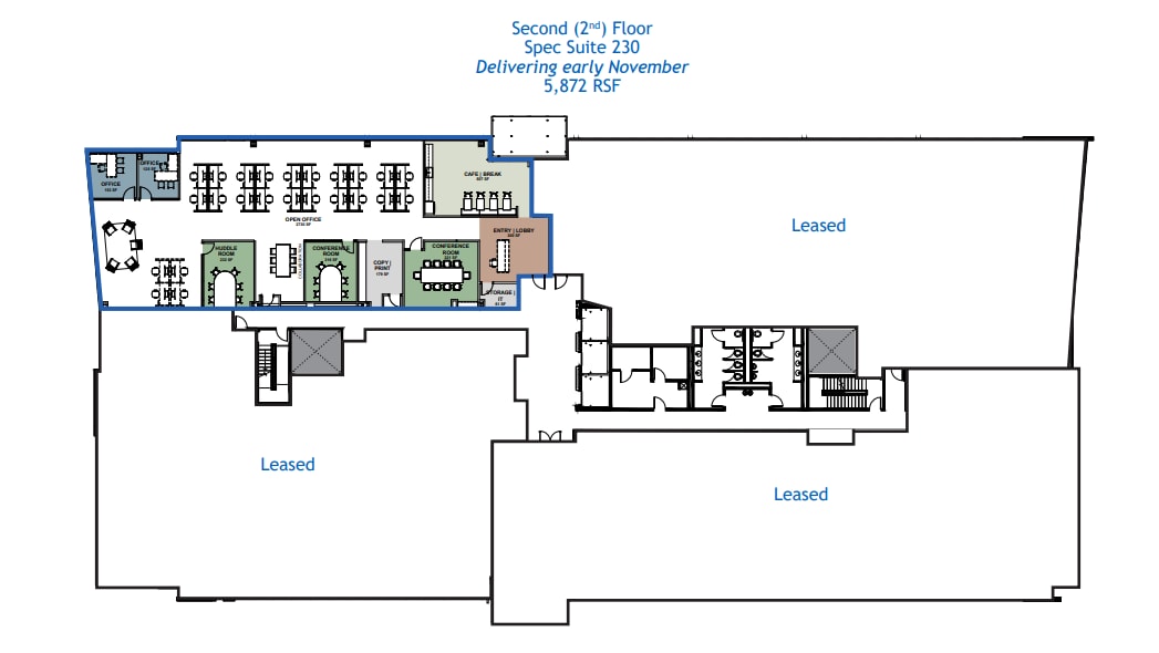 5425 Page Rd, Durham, NC à louer Plan d’étage– Image 1 sur 2