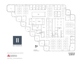 1100 Louisiana St, Houston, TX à louer Plan d’étage– Image 1 sur 1