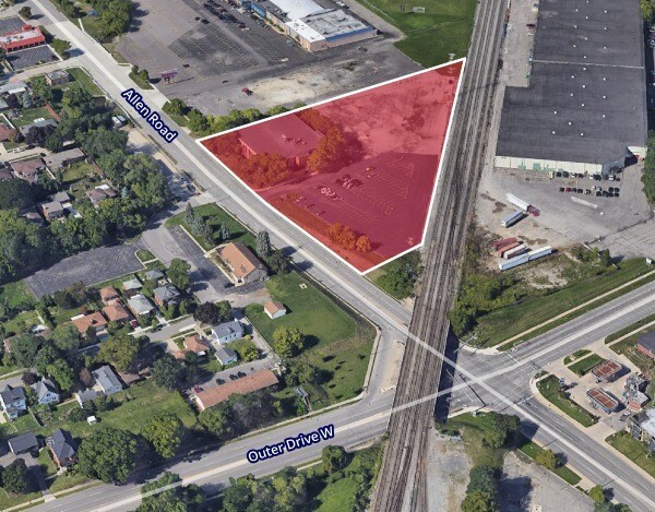 4000 Allen Rd, Allen Park, MI à louer - Aérien – Image 2 sur 2